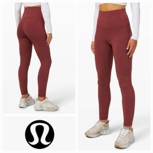 LULULEMON 12 Wunder Lounge Super High-Rise Tight 28" Savannah Size 12